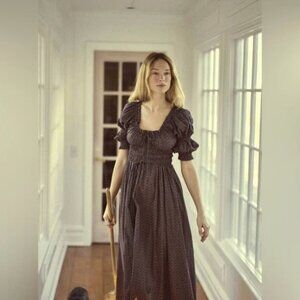 Doen ISCHIA DRESS -- NAVY BISOU FLORAL